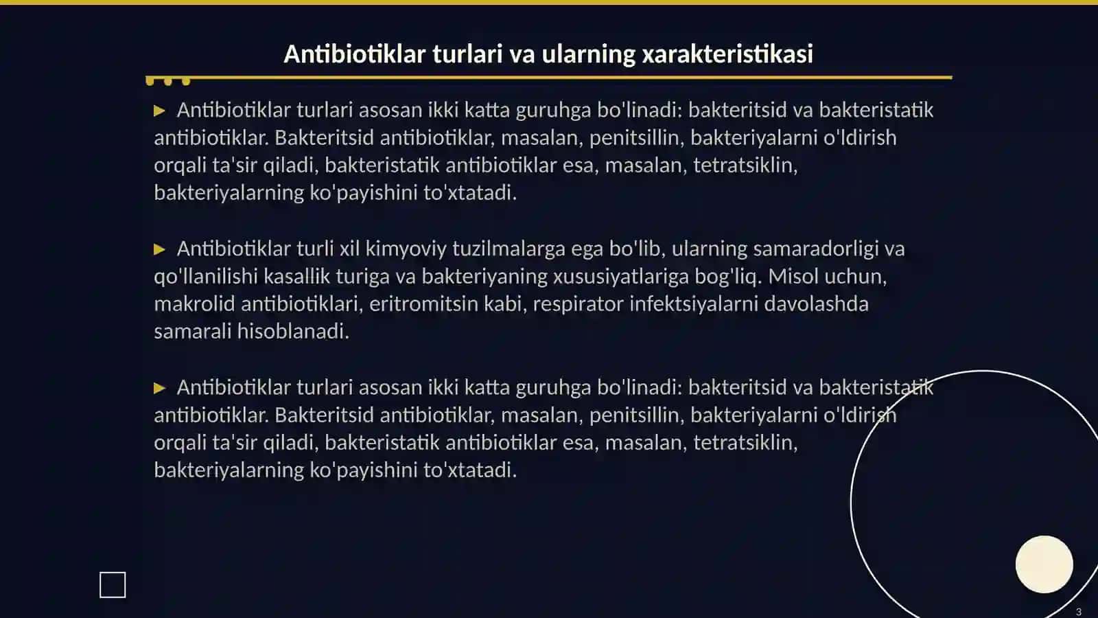 Antibiotiklar 3