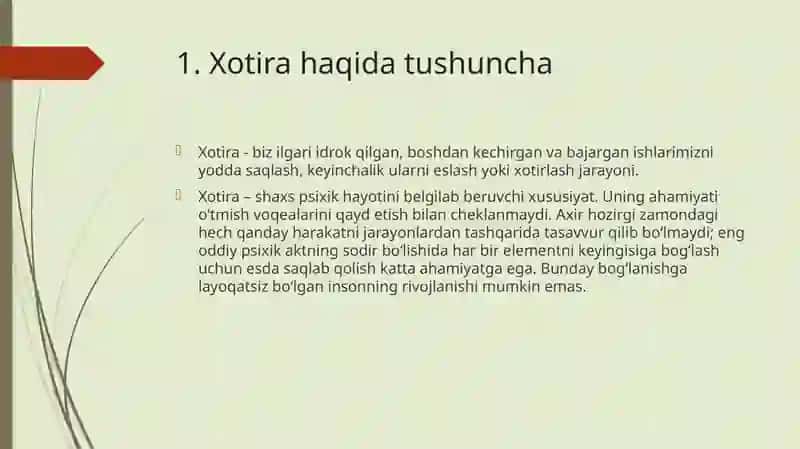 Xotira 3