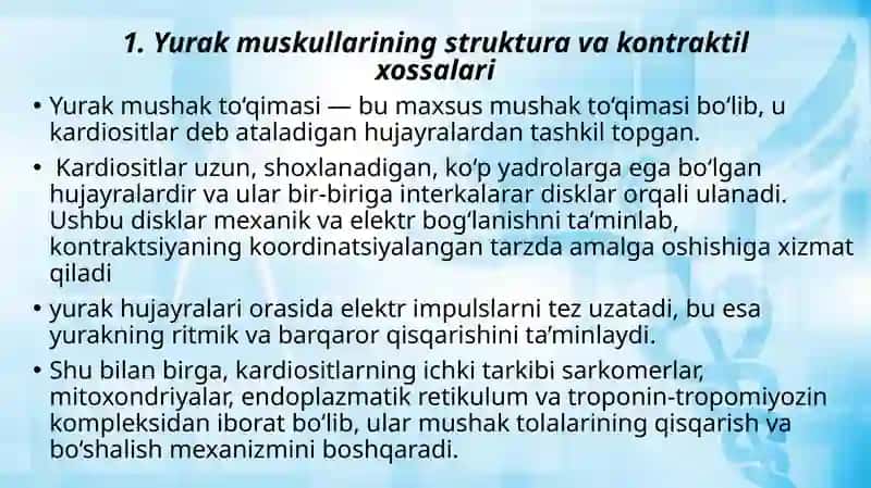 yurak muskullari faoliyati 3
