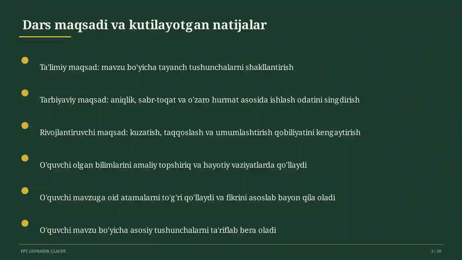 Boshlang'ich sinf: Ona tili va o'qish (1–4) — o'qituvchilar uchun 3