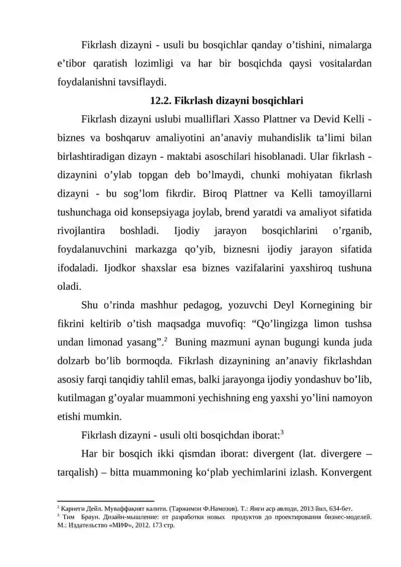 Fikrlash dizayni (“Design thinking”) 3