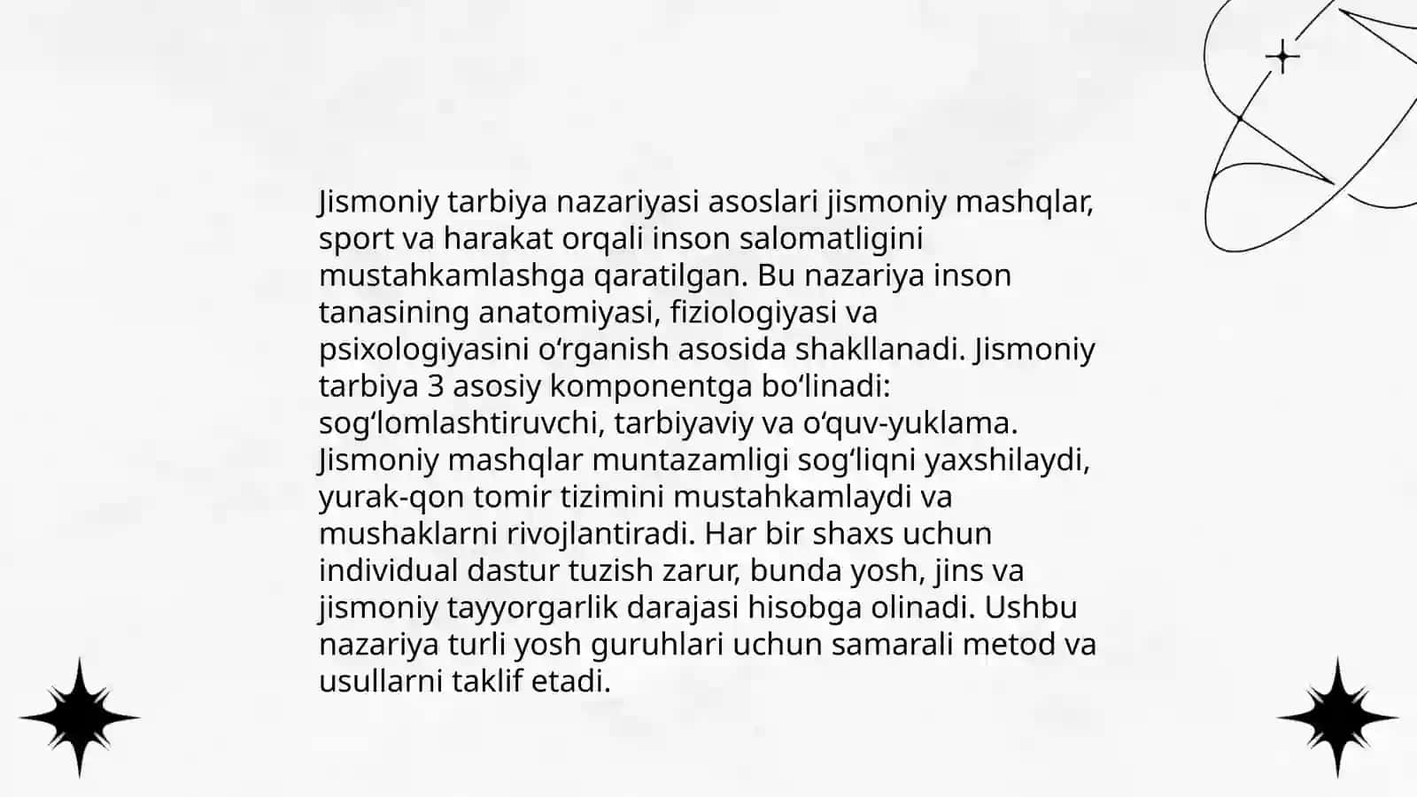 Jismoniy tarbiya nazariyasi va uslubiyati 3