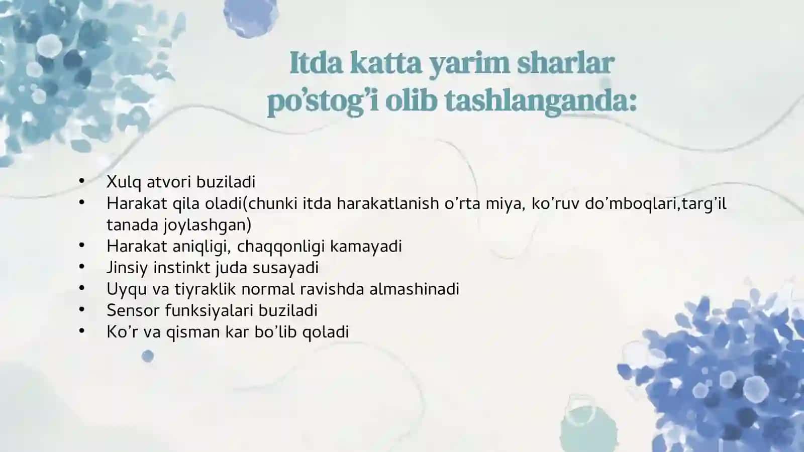 Boshmiyakattayarimsharlaripo’stlog’iningfiziologiyasi 3