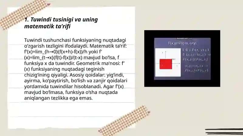Tuwindi tusinigi va uning matematik taʼrifi 3