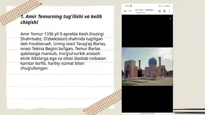 Amir Temur hayoti 3