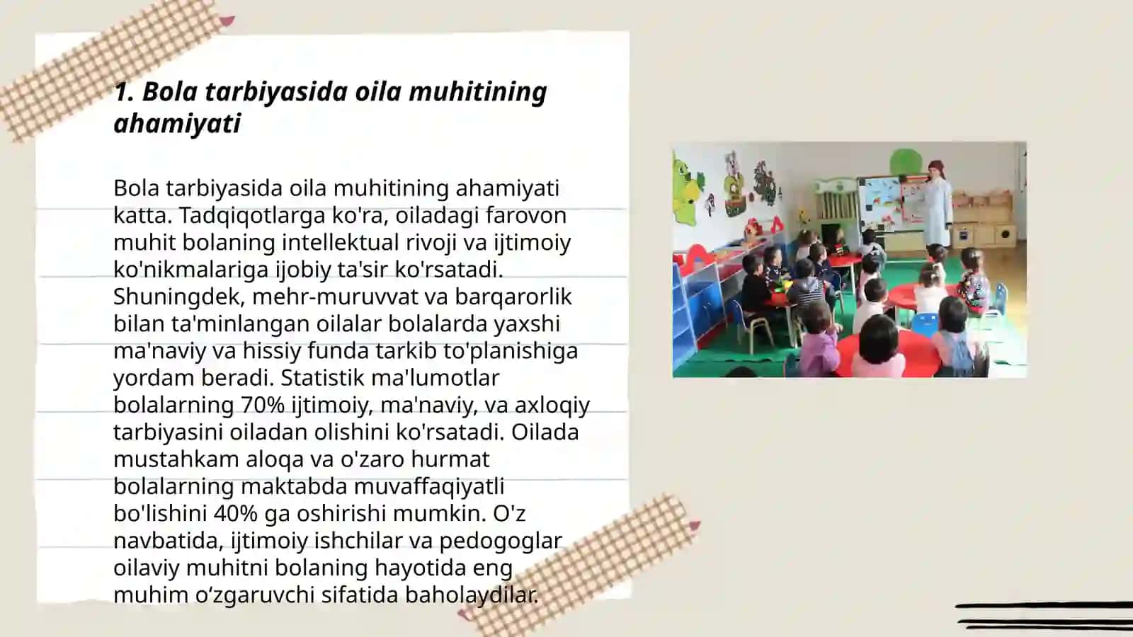 Bola tarbiyasida maktabgacha ta’lim, oila va jamiyatning o‘rni 3
