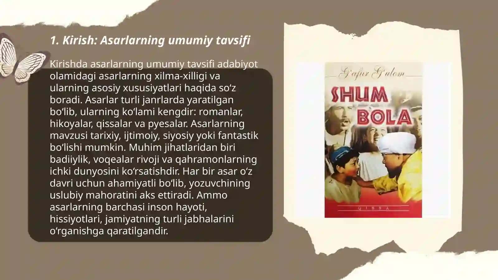Kichkina shahzoda va Shum bola asarining qiyosiy tahlili 3