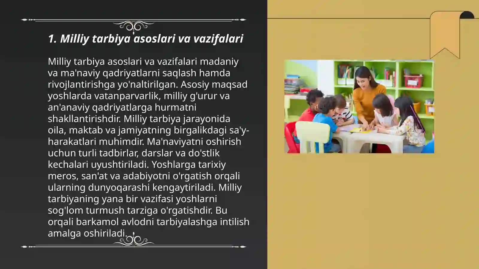 Milliy tarbiya asoslari va vazifalari 3