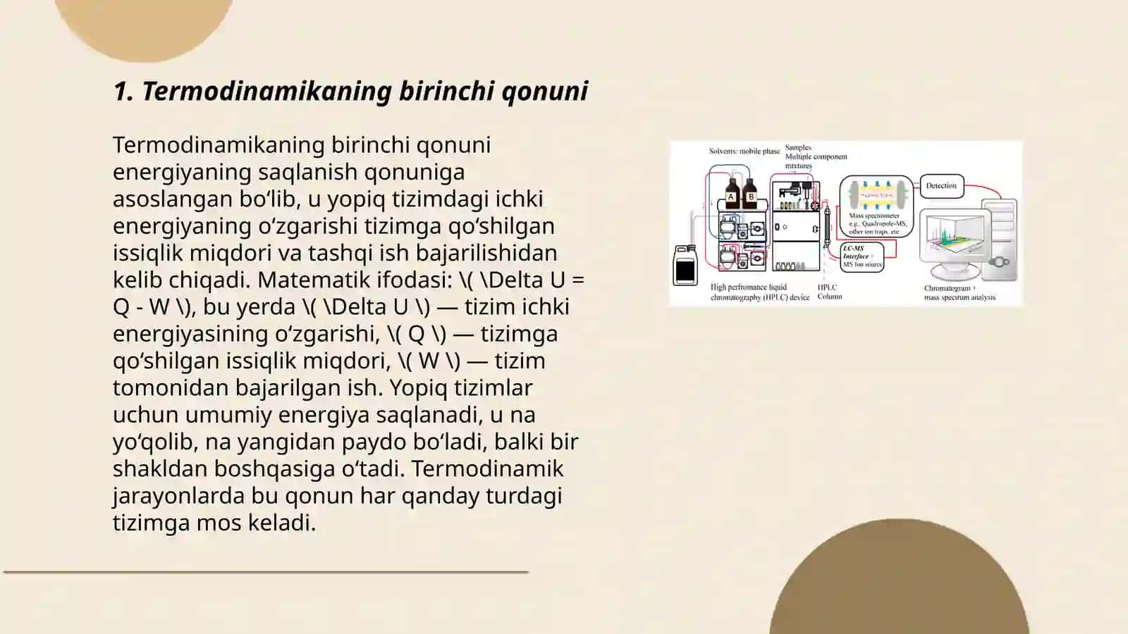 Termodinamika sistemalar va biokimyoviy jarayonlar kinetikasi 3