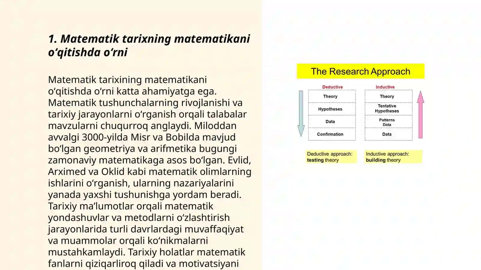 Matematikani oʻrgatishda tarixiy yondashuvlar 3