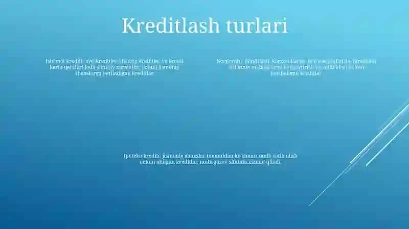 Investitsiya Faoliyatini Kreditlash 3