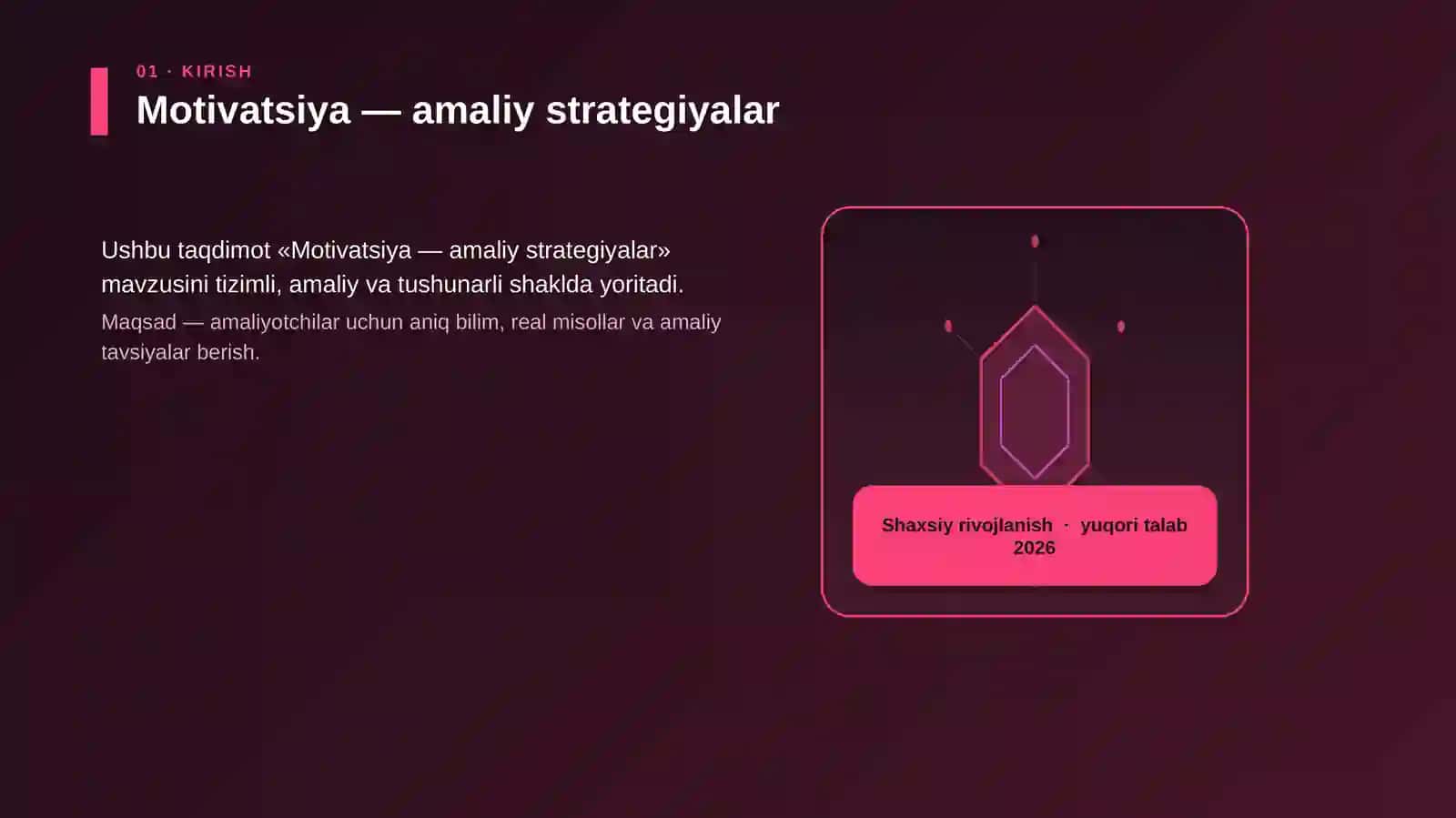Motivatsiya — amaliy strategiyalar 3