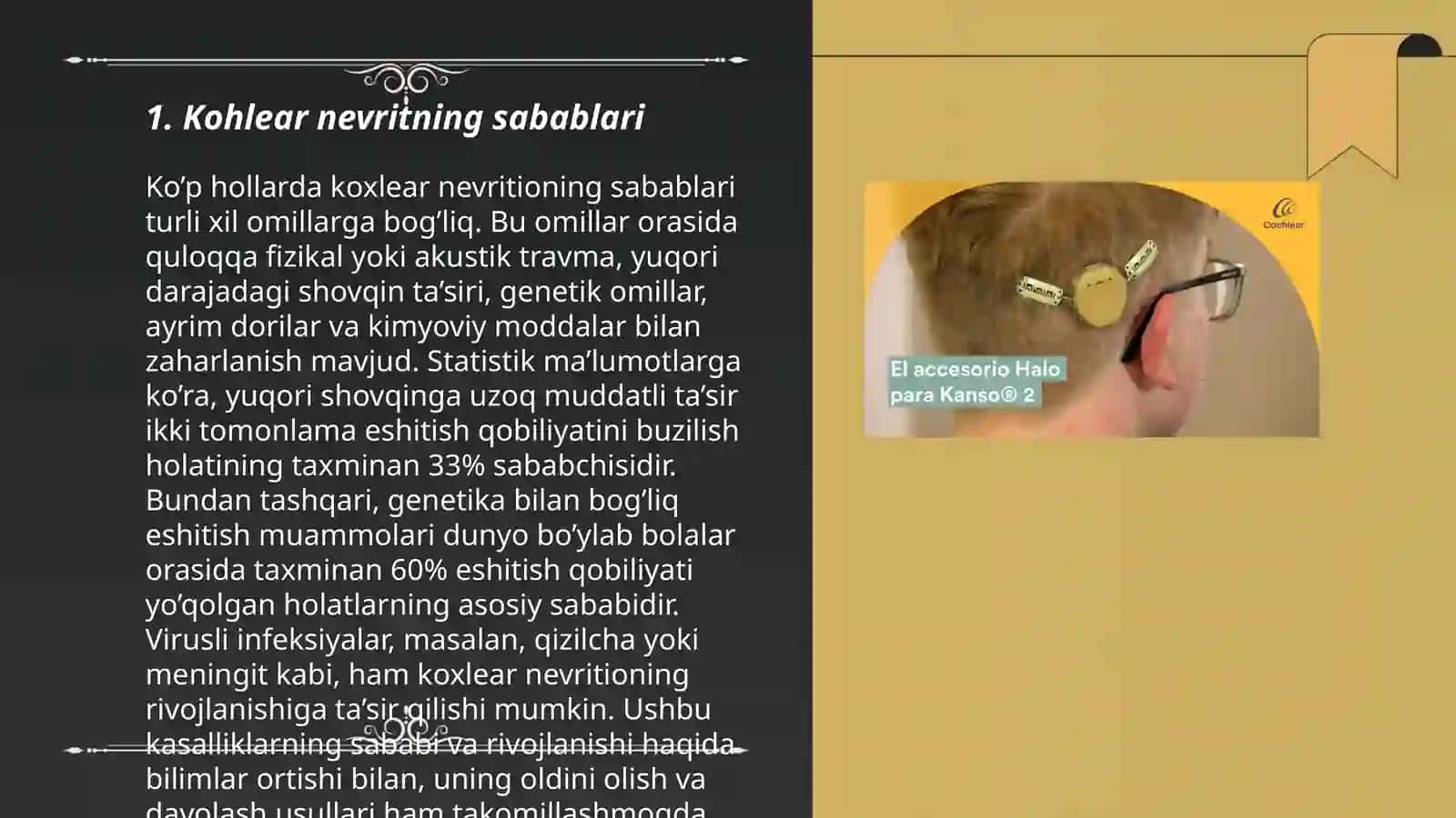 Kohlear nevrit 3