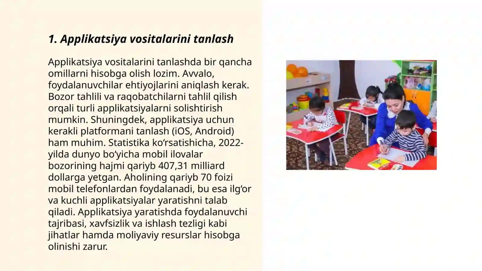 Maktabgacha yoshdagi bolalarni applikatsiya ishlariga o'rgatish 3