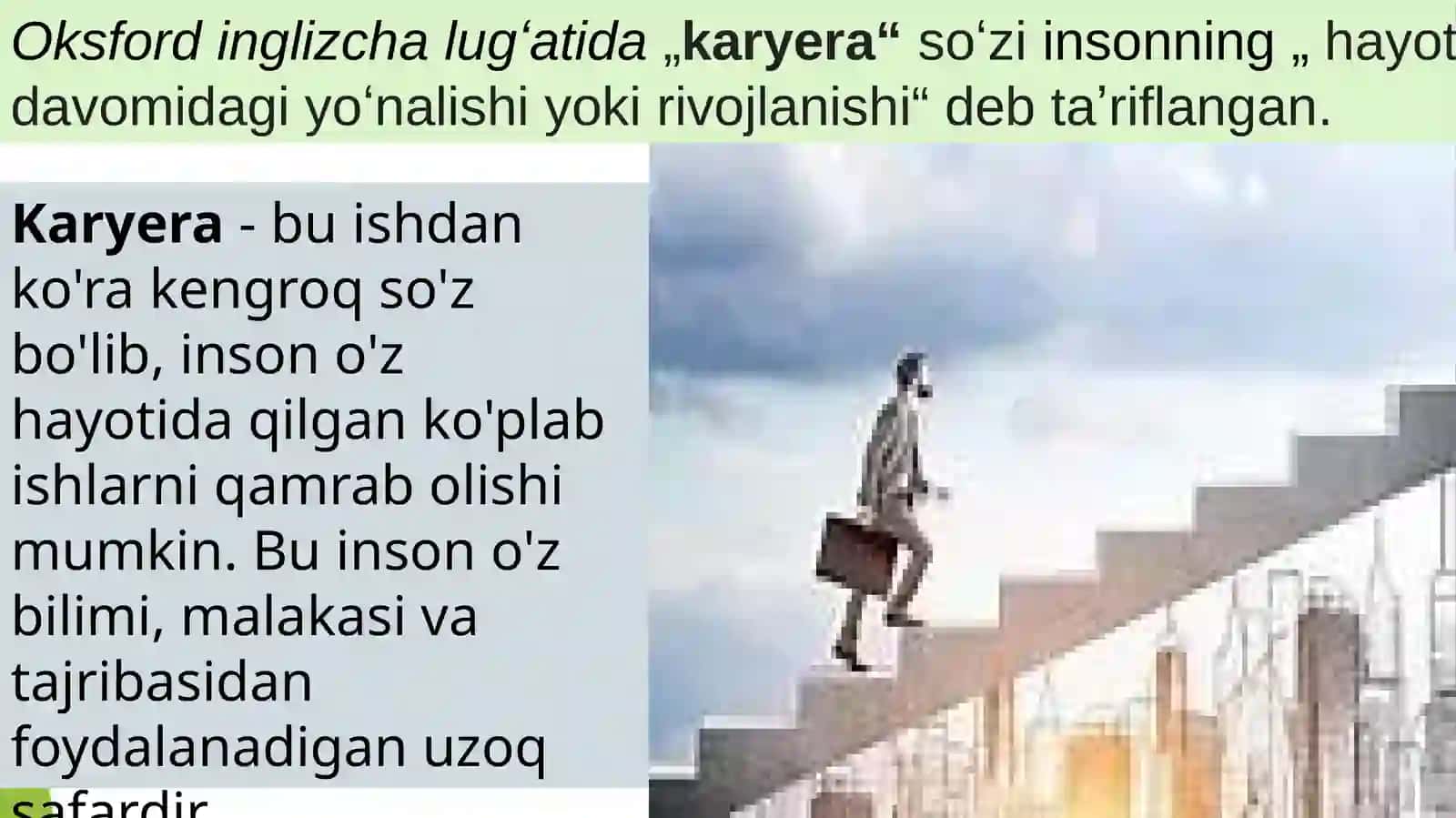 9-mavzu: Kasbiy karyerani shakllantirish 3