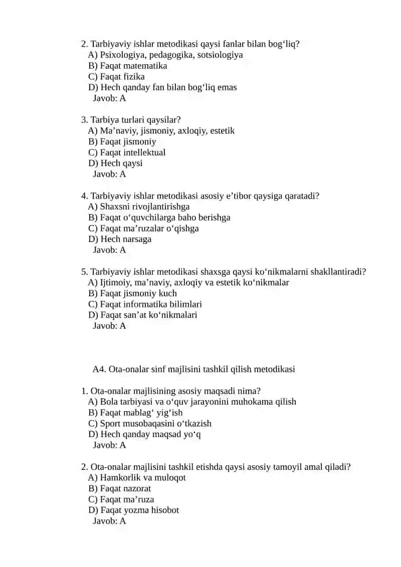 Tarbiyaviy ishlar metodikasi 3