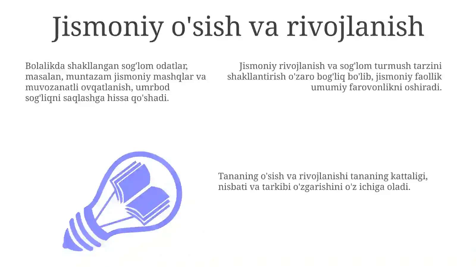 Jismoniy rivojlanish va sog'lom turmushtarzinishakllantirish 3