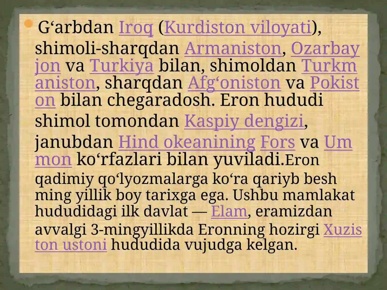 Eron Davlatining Tuzilishi 3