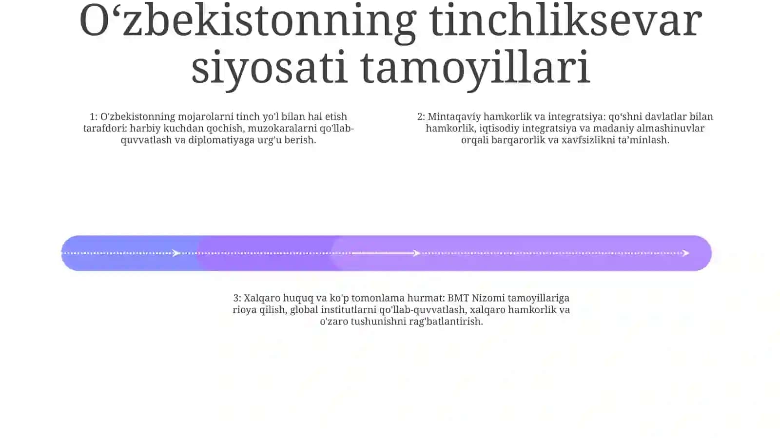 O'Zbekistonning Tinchliksevar Tashqi Siyosati Va Jaxon Hamjamiyati Tomonidan Tan Olinishi 3