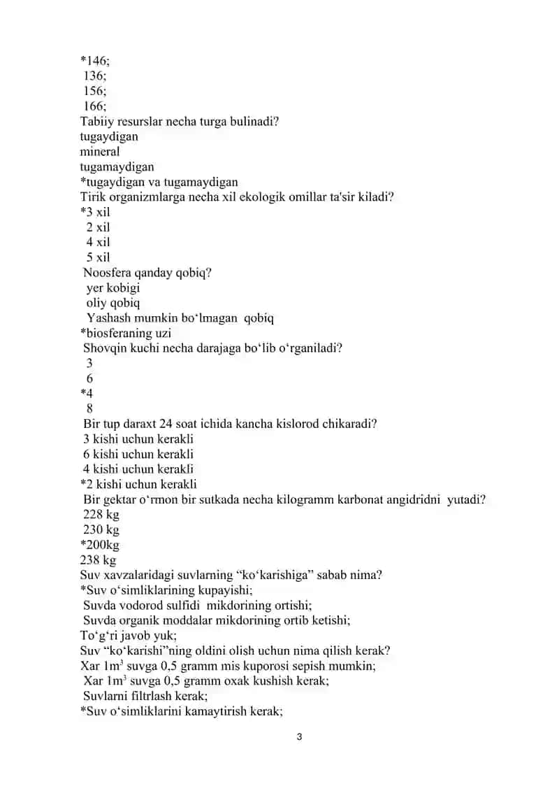 Tabiatni muxofaza qilish 3