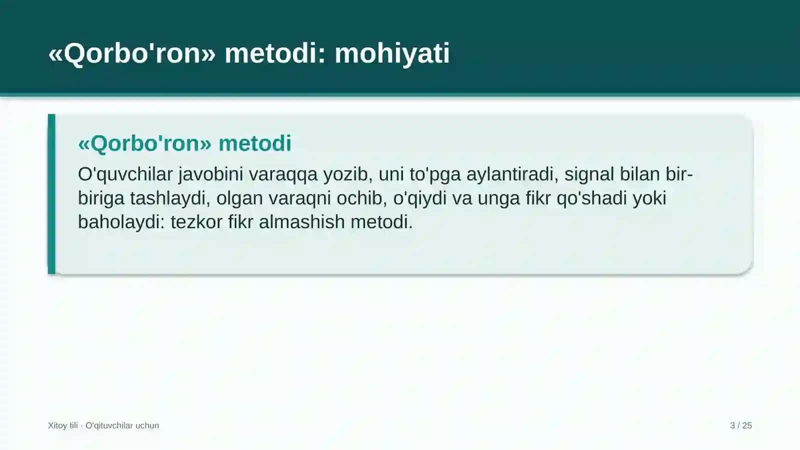 xitoy tili darslarida qorbo'ron metodidan foydalanish 7831 3