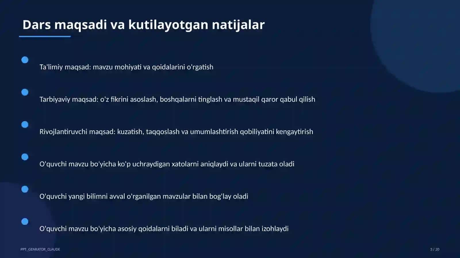So'z yasalishi: yasama va tub so'zlar (6-sinf) 3