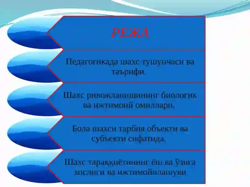 Шахс ривожланиши, тарбияси ва ижтимоилашуви 3
