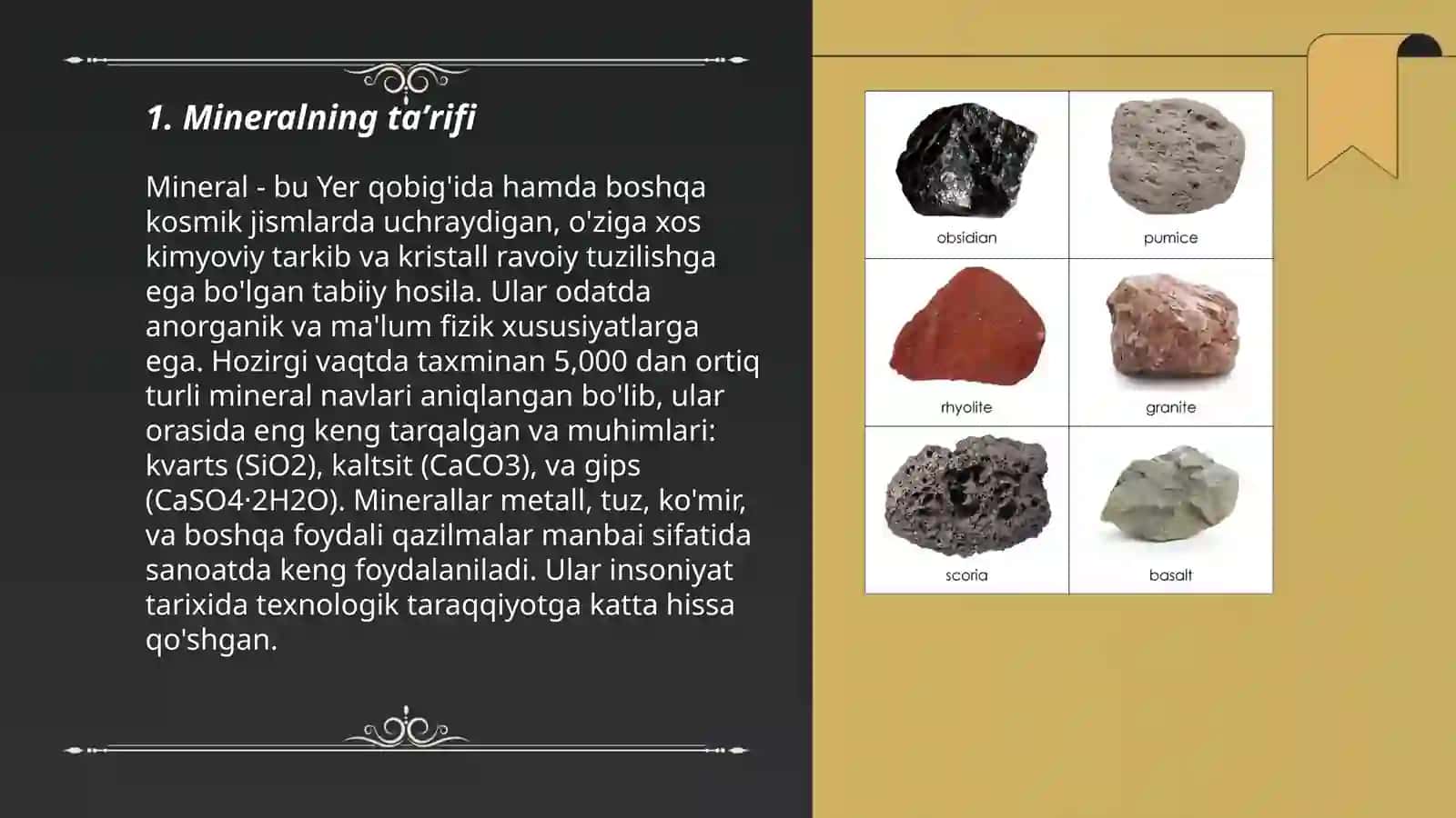 Minerallar tasnifi 3