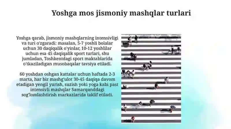 Turli yoshdagi shaxslar uchun jismoniy tarbiya metodikasi 3