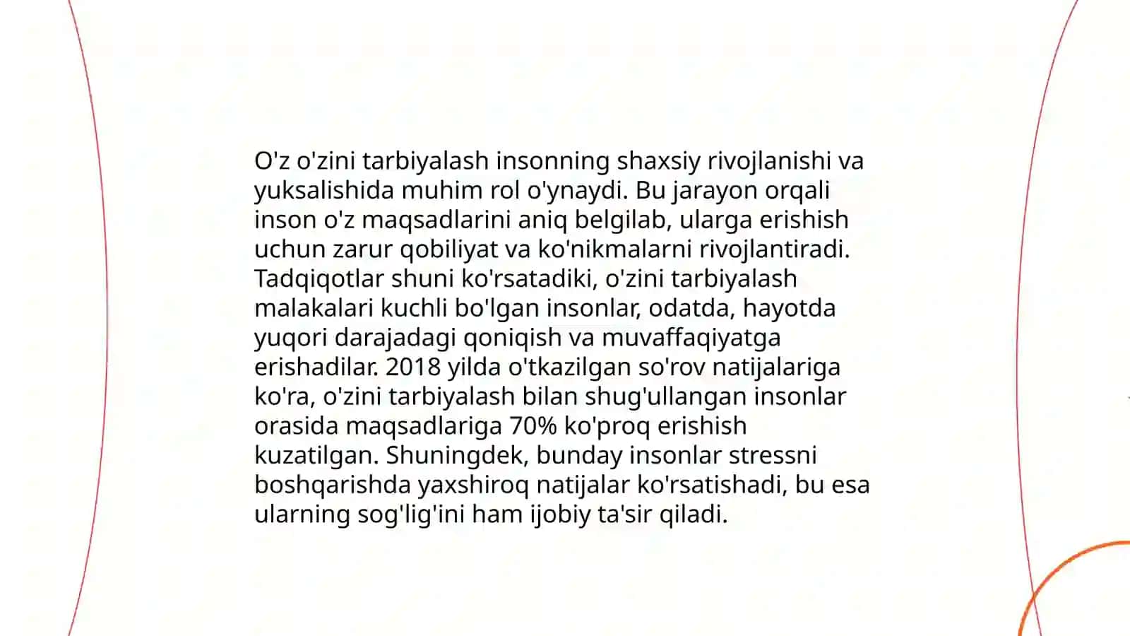 O'z o'zini tarbiyalash va rivojlantirish pedagogik muammo sifatida 3