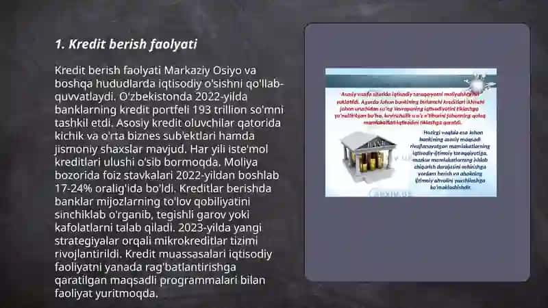 Kredit berish faolyati 3