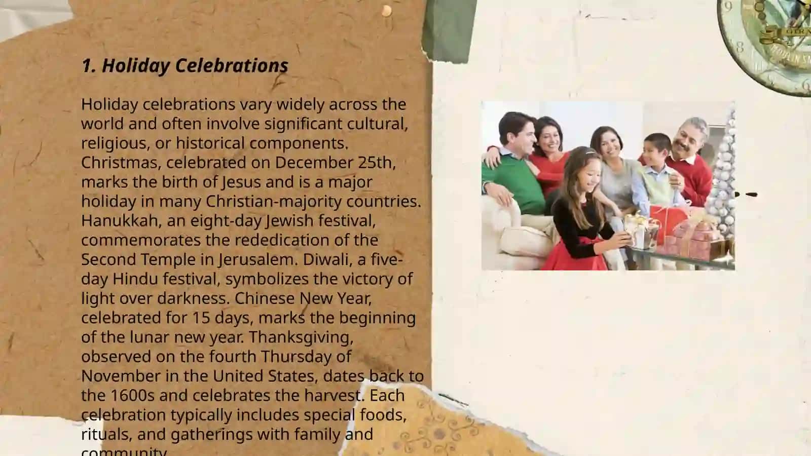 My family traditions 3