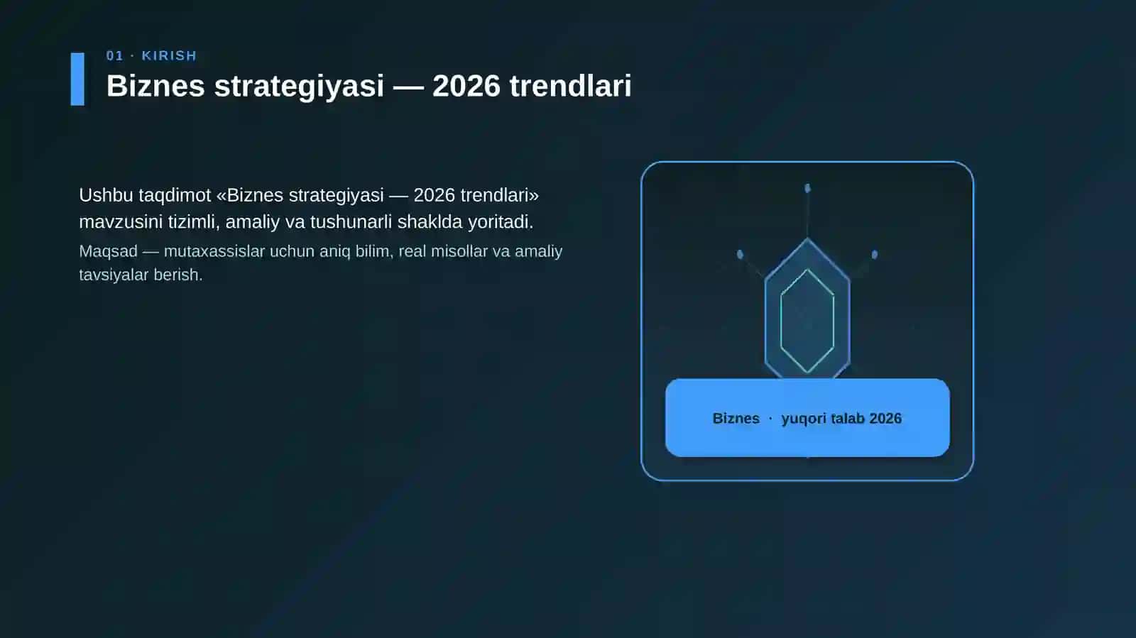 Biznes strategiyasi — 2026 trendlari 3