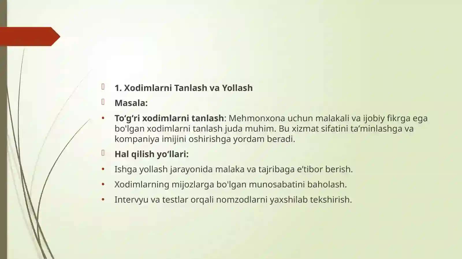 Mehmonxona xo’jaliklarida xodimlarni rivojoantirish masalalari 3