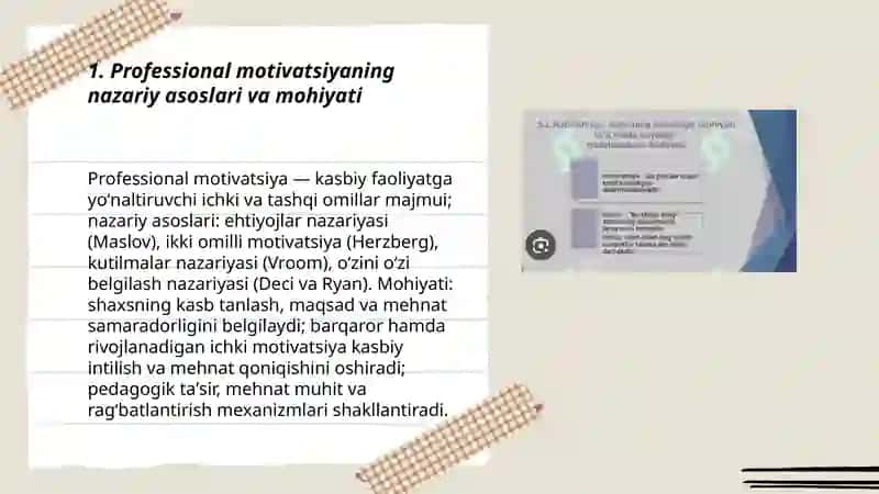 Professional motivatsiyaning nazariy asoslari va mohiyati 3