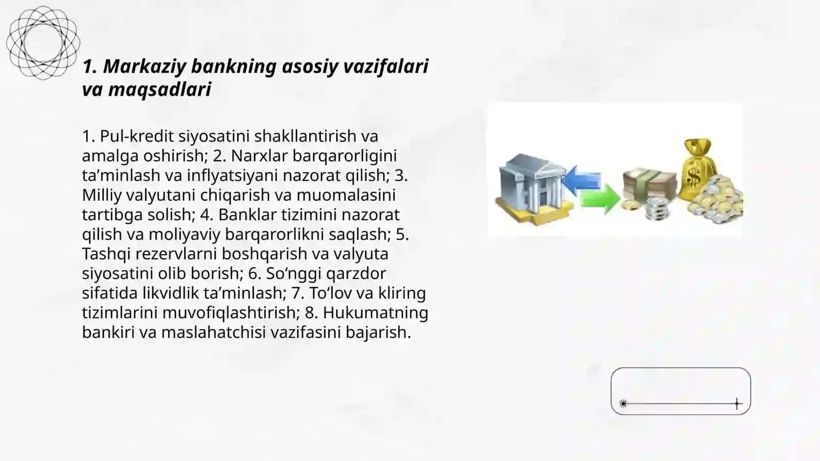 Markaziy bank va uning moliya tizimidagi roli 3