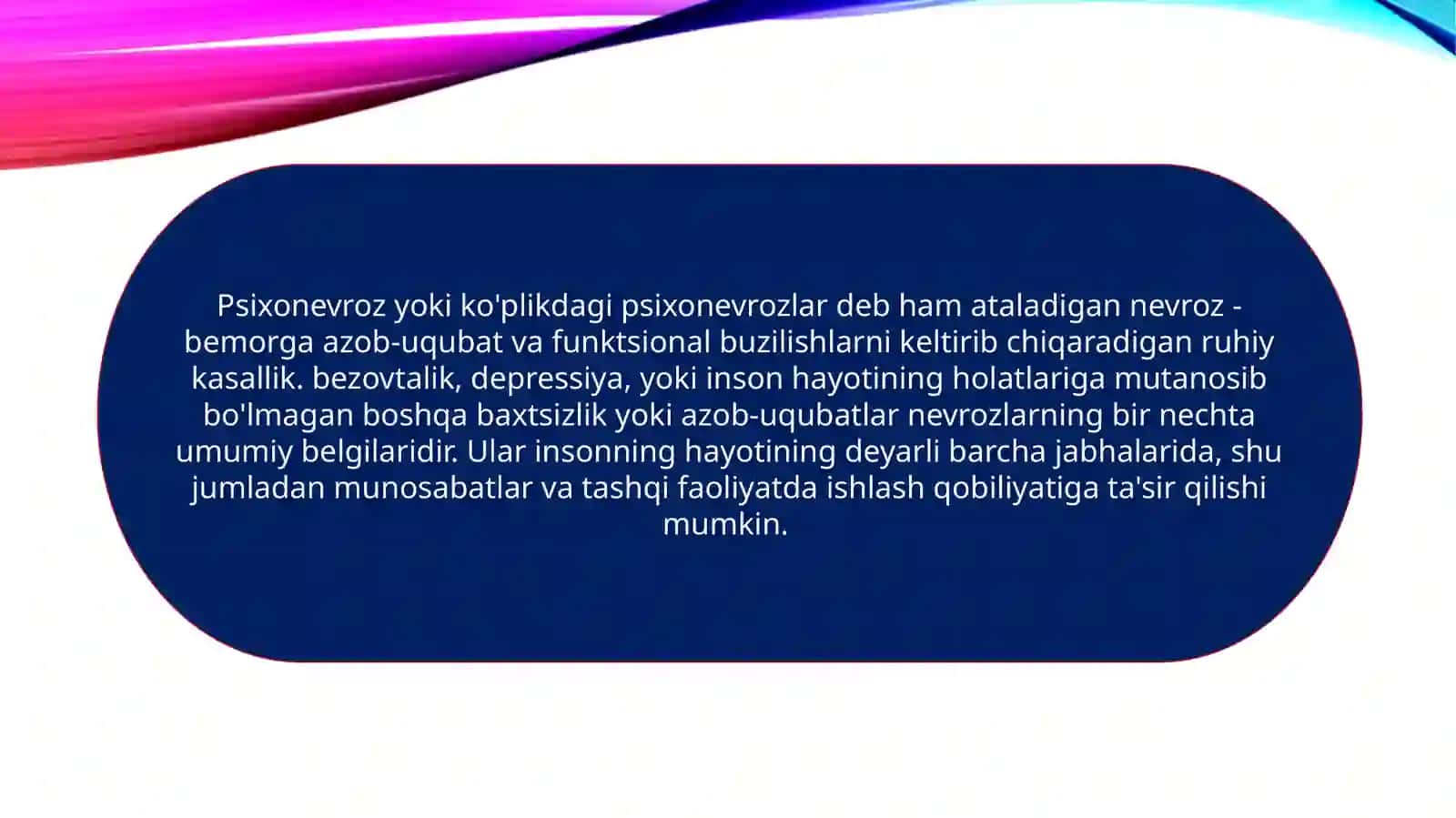 Nevroz kasalliklarining oldini olish va profilaktika choralari 3