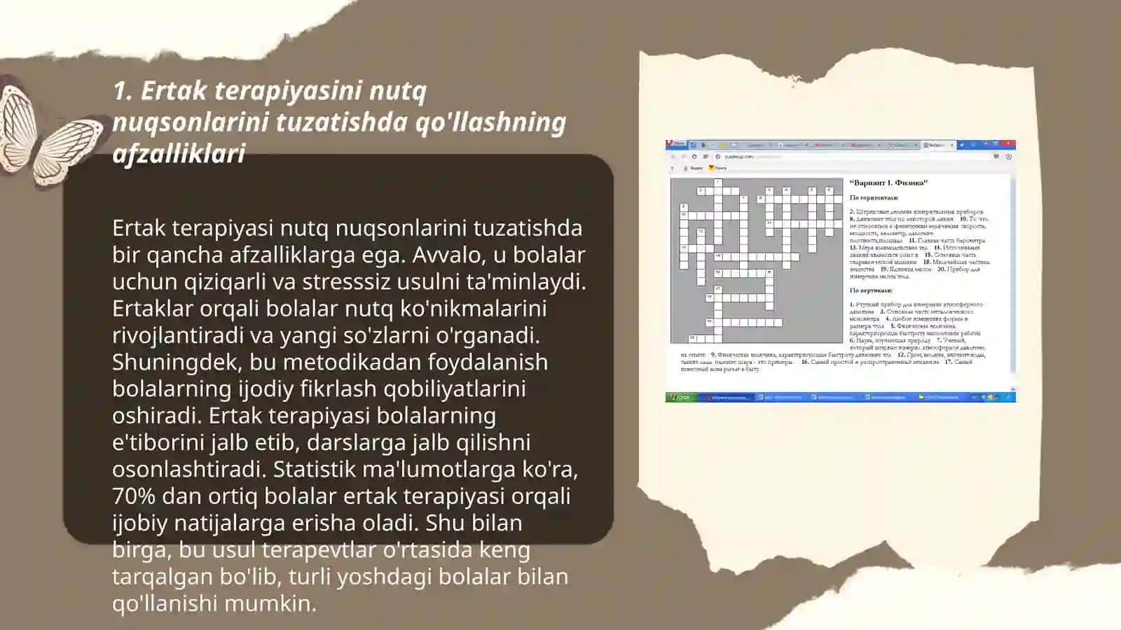 Ertak terapiyasini nutq nuqsonlarini tuzatishda qo'llashning afzalliklari 3