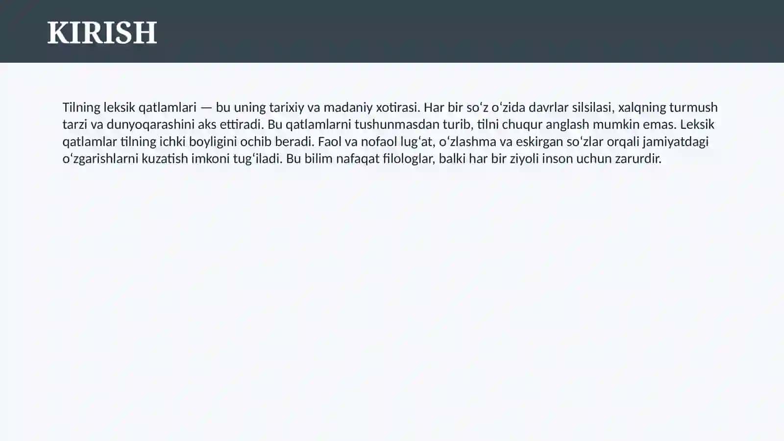 TILNING LEKSIK QATLAMLARI 3