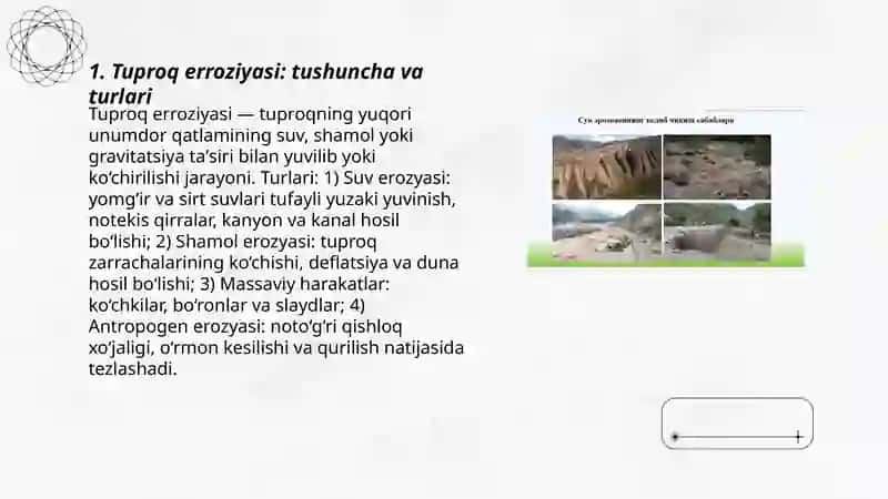 Tuproq erroziyasi va unga qarshi kurash choralari 3