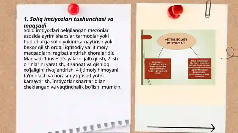 Soliq imtiyozlari va ularning qo’llanilishi 3