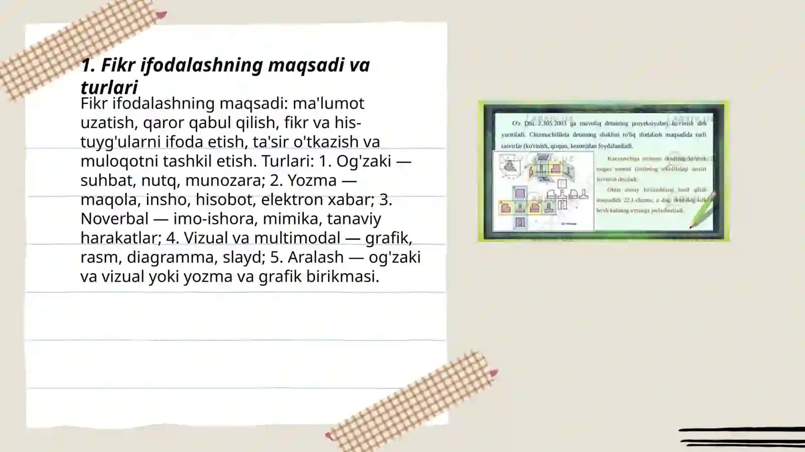 Fikr ifodalashning maqsadi va turlari 3
