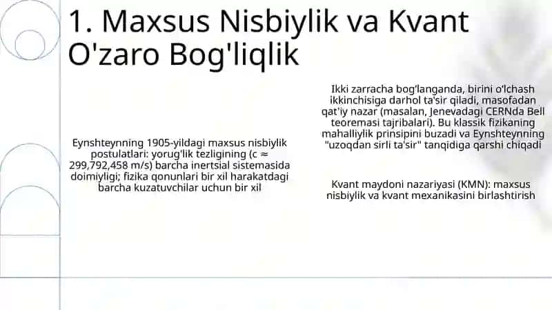 Plani gʻoyasi va Eynshteyn oʻng kvant nazariyasi 3