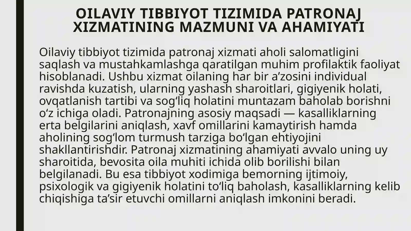 Oilaviy tibbiyot xodimlarining patronaj xizmati 3