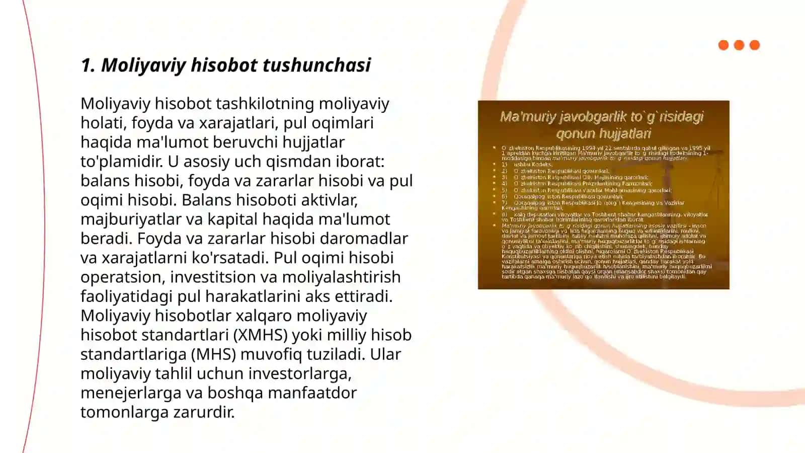 Moliyaviy holat to'g'risidagi hisobotni konsolidatsiyalash 3