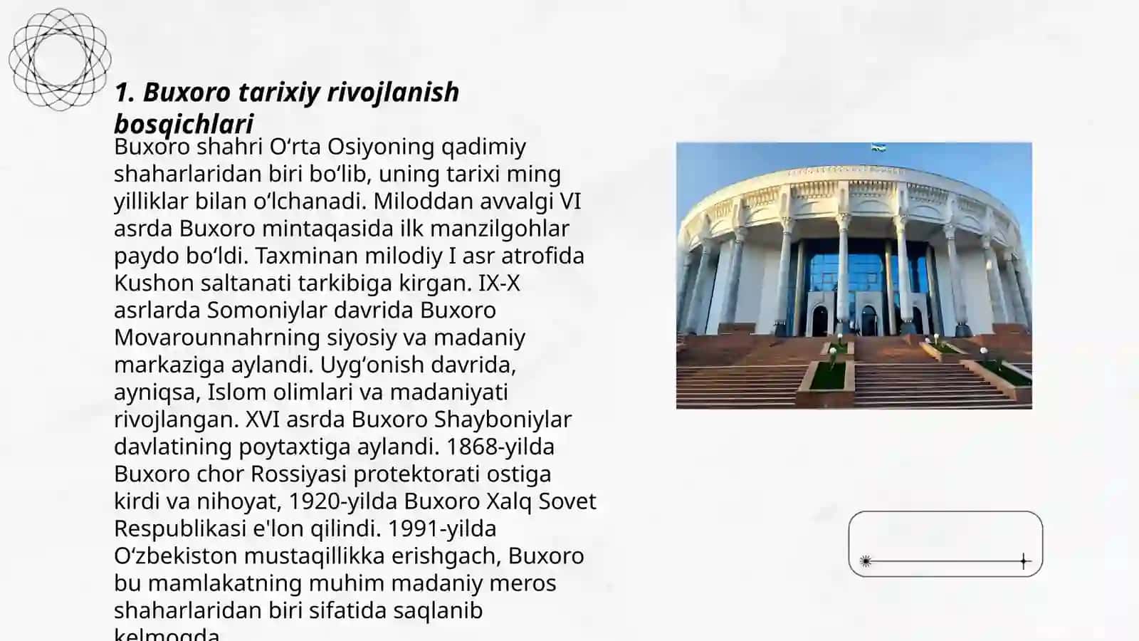 O'zbekiston tarixiy shahar markazlarining arxitekturasini shakllantirish tamoyillari 3