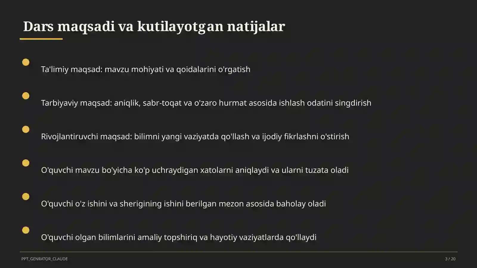 Yog'ochga ishlov berish asoslari (5-sinf) 3