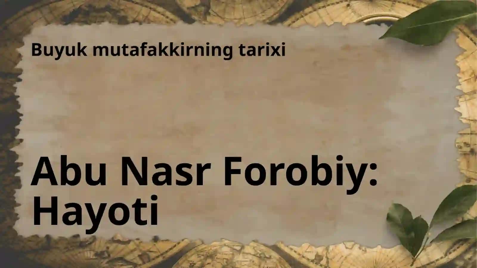 Abu Nasr Forobiy 3