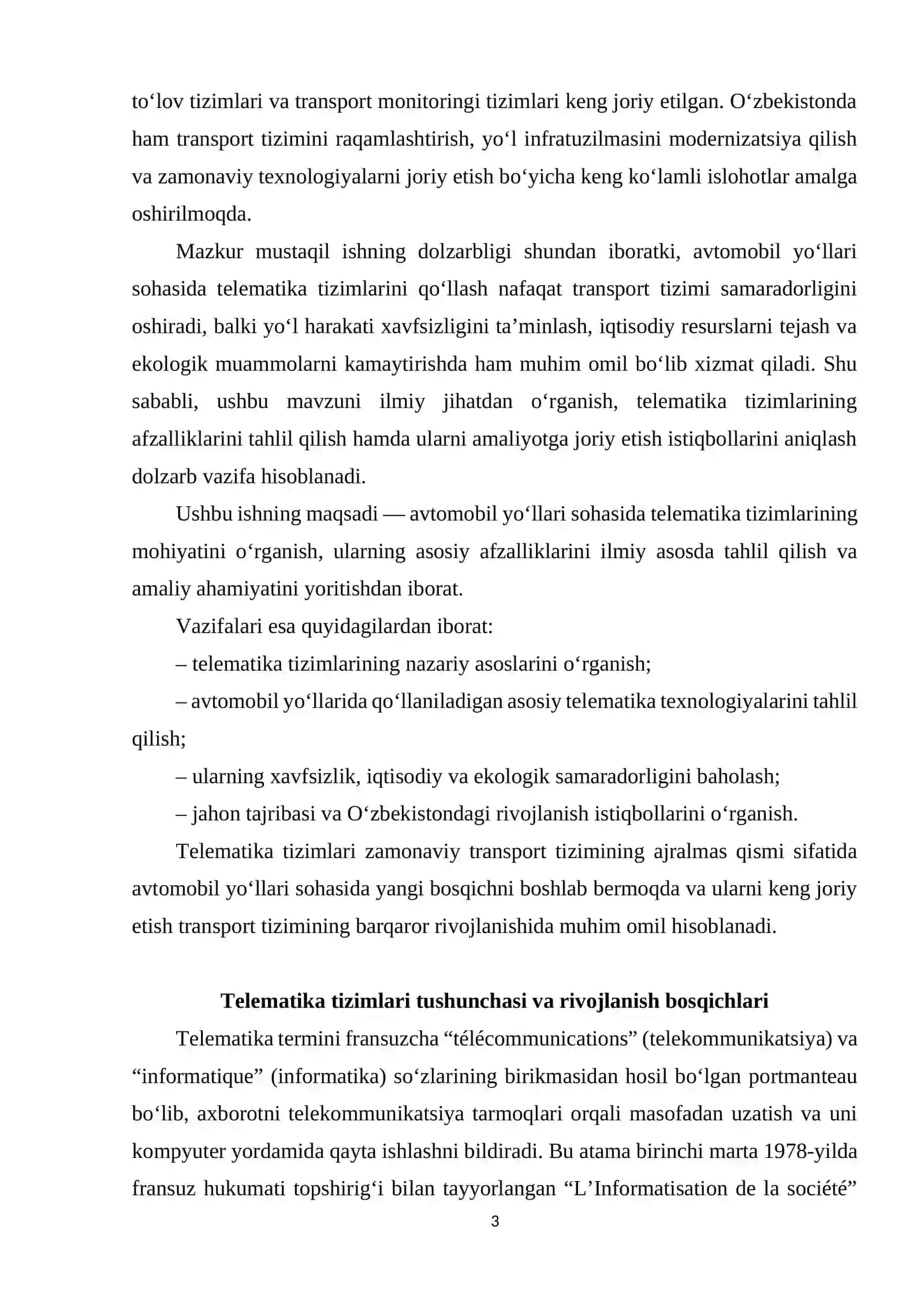 Telematika tizimlarini qo'lashning afzalliklari 3