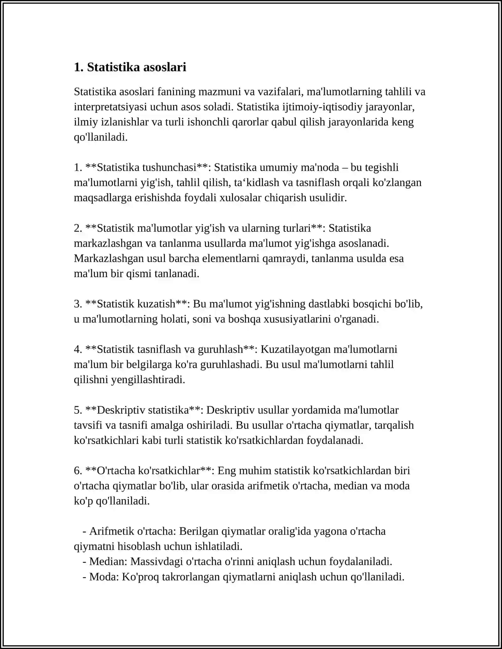 SATRLAR BILAN ISHLASH 3